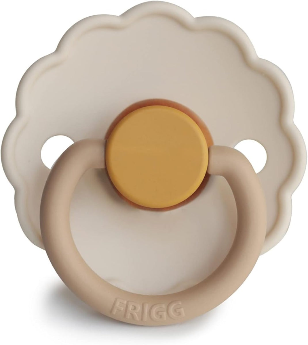 FRIGG Daisy Latex Baby Pacifiers, 1pk – Chamomile (2 Sizes)