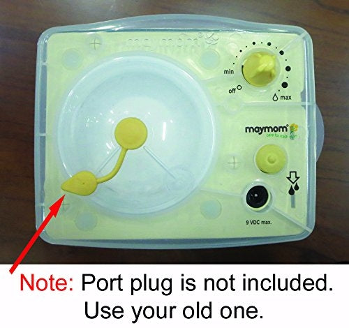 Maymom Diaphragm Cap Faceplate for Medela Pump In Style Advanced - Clear
