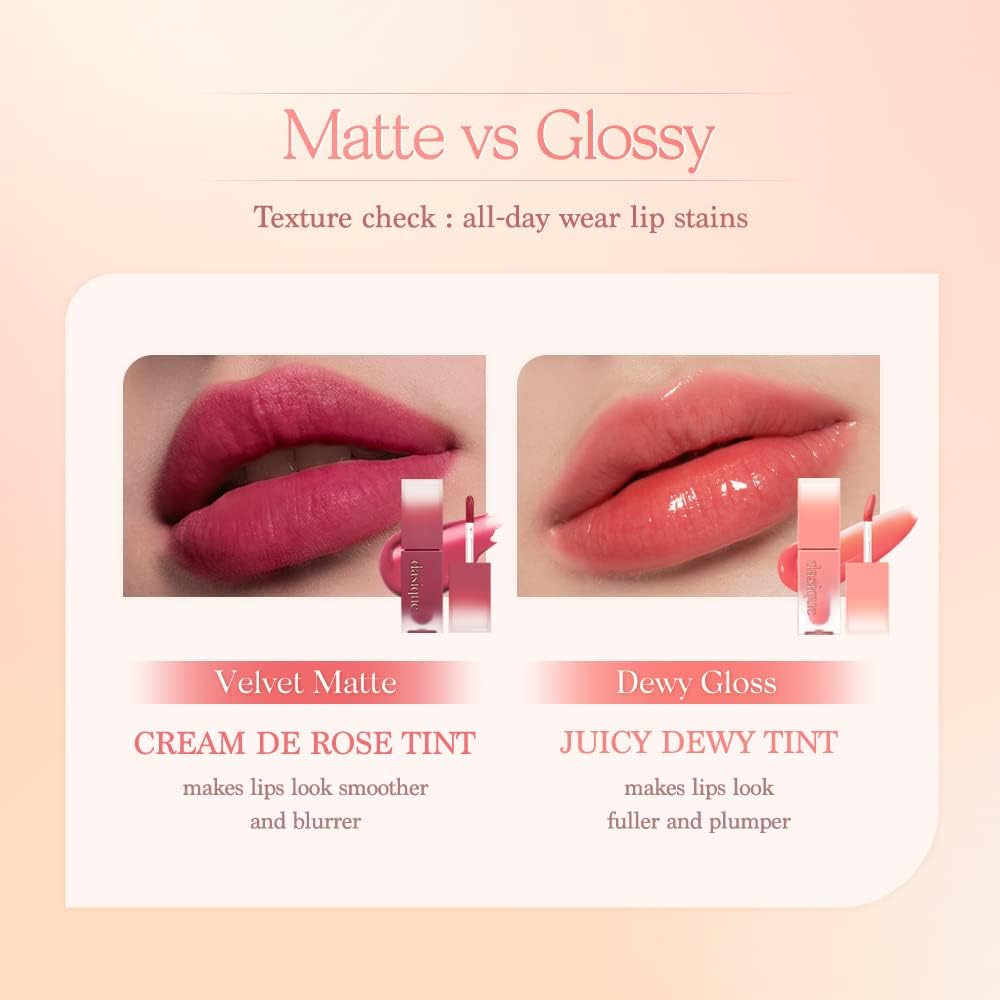 Dasique Cream De Rose Lip Tint, 3g (8 Colors)