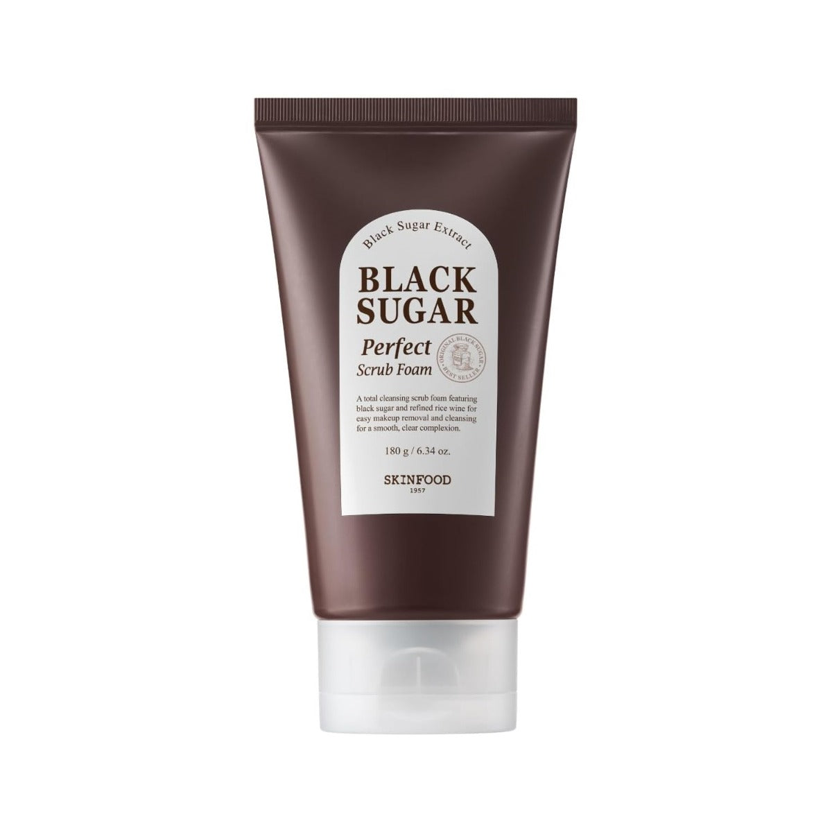 Skinfood Black Sugar Perfect Scrub Foam, 180ml (Exp 01/27)