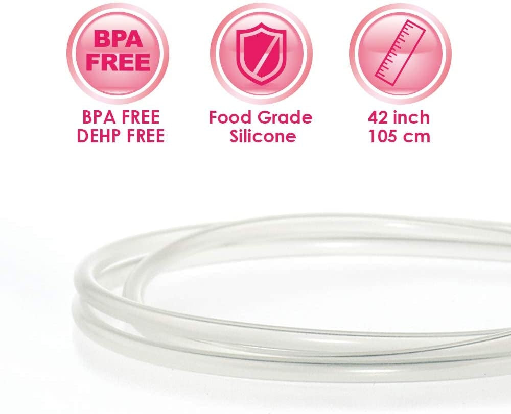 Maymom Wide-Neck Flange, Valve, Backflow Protector, Tubing Kit for Spectra (Double) (9 Sizes)