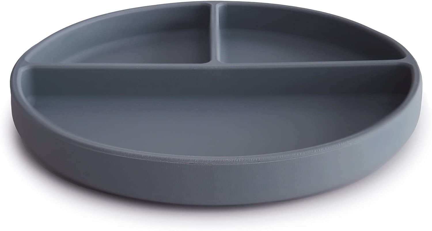 Mushie Silicone Suction Baby Plate (12 Colours) - Pupsik Singapore