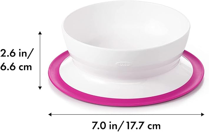OXO Tot Stick & Stay Suction Baby Bowl (6 Colours) - Pupsik Singapore