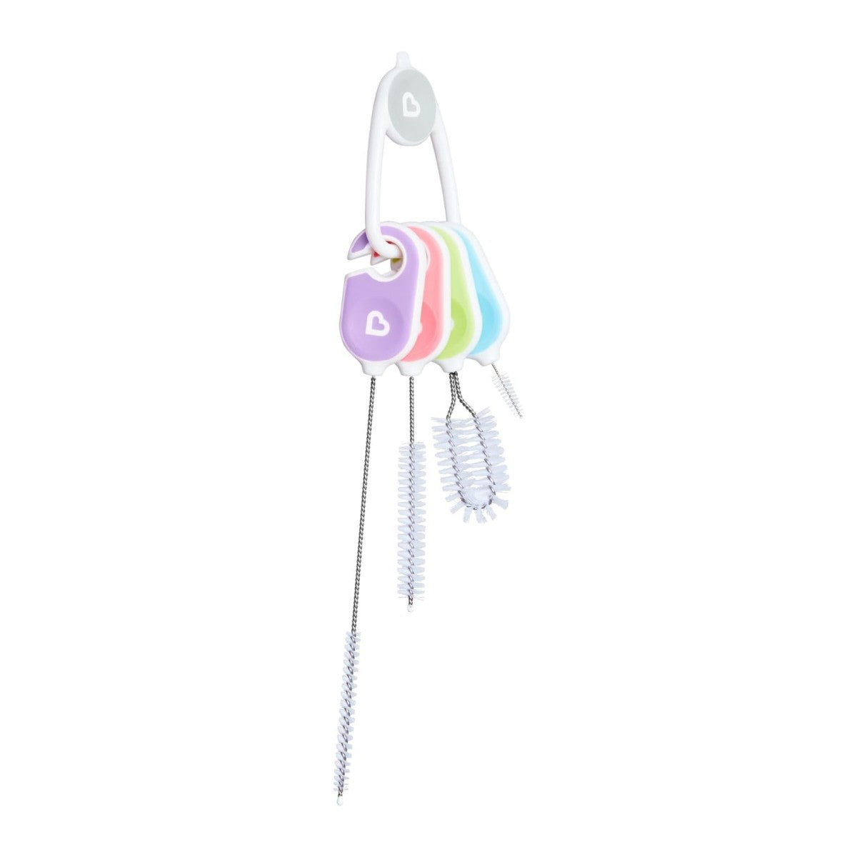 Munchkin Details Bottle & Cup Cleaning Brush Set, 4-in-1