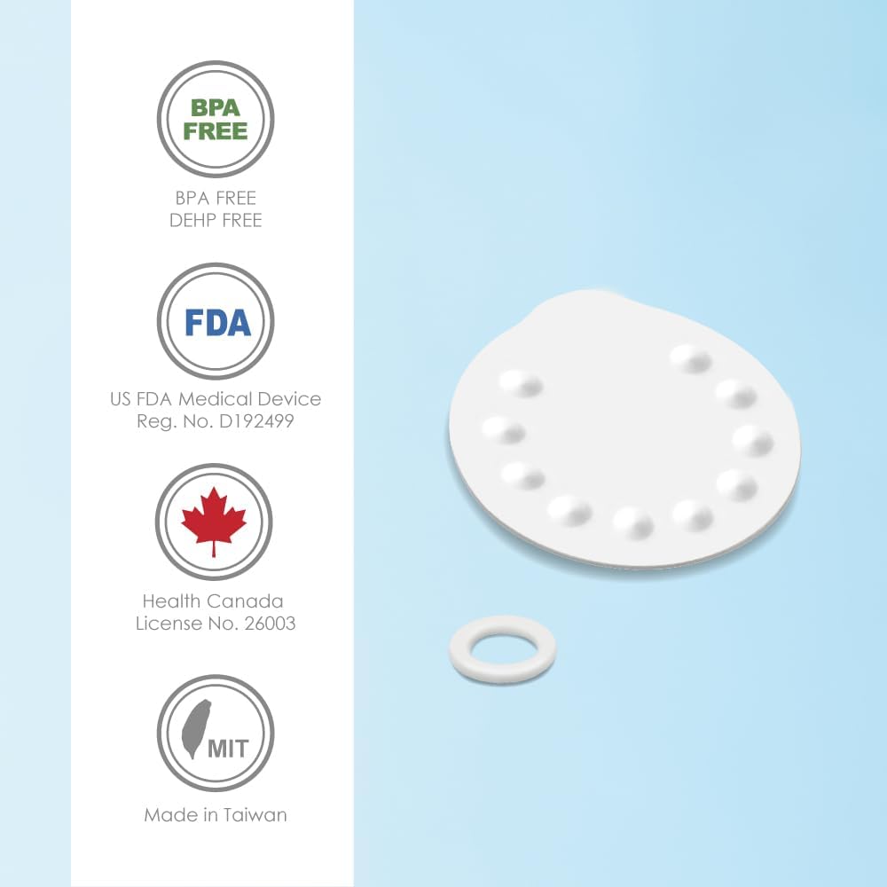 Maymom Replacement O-Rings & Membranes for Medela Harmony