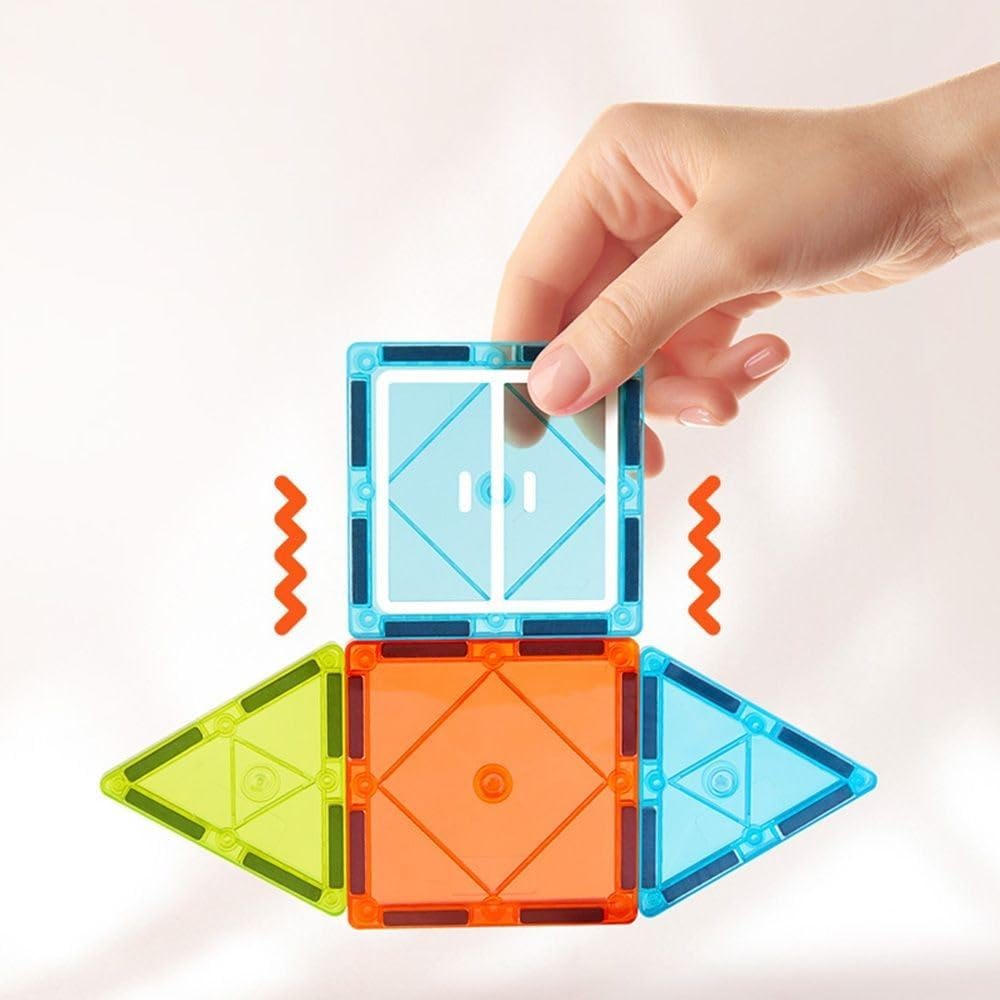Mideer Colorful Magnetic Tiles - Little Architect 36pcs