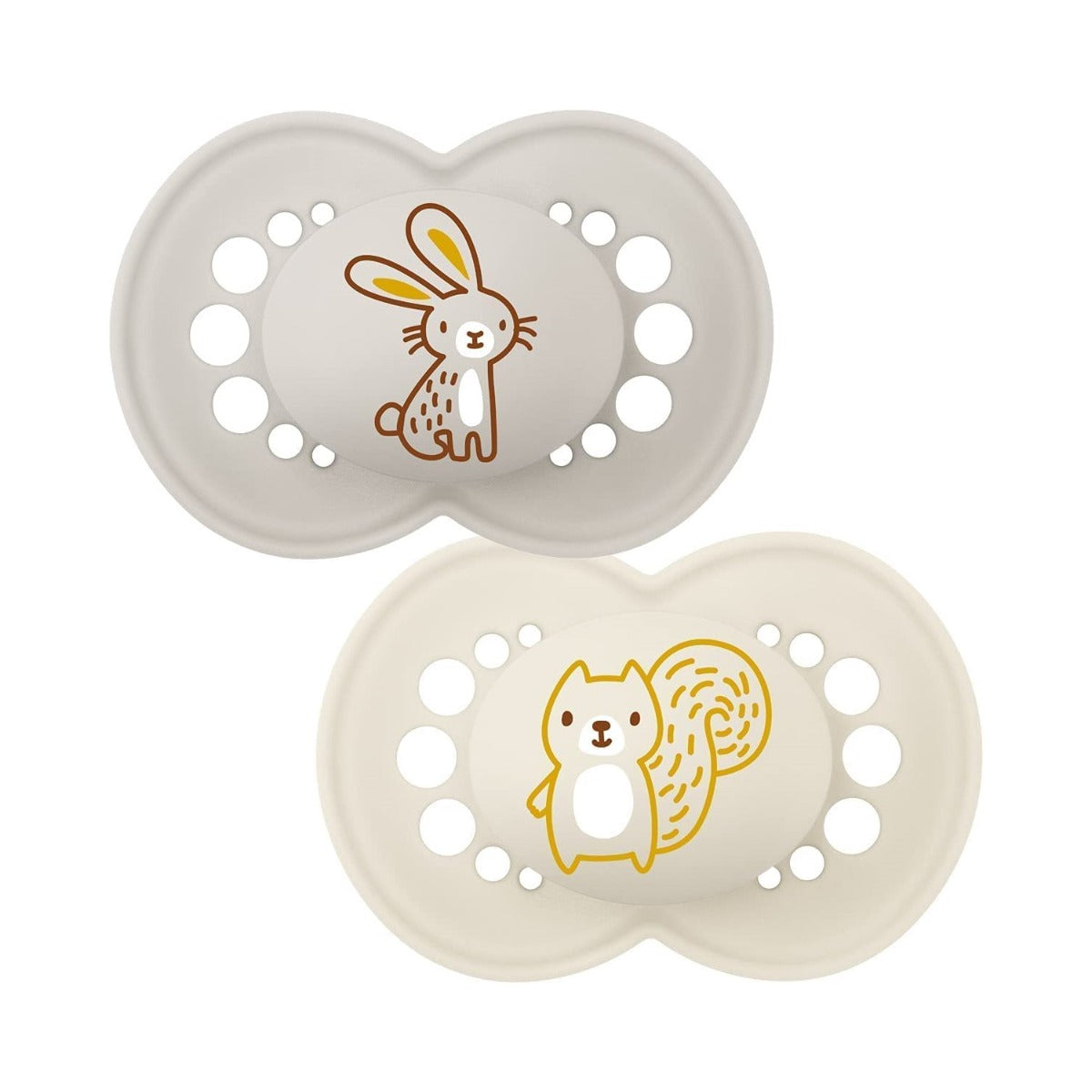 MAM Original Start Pacifier with Case, 2pk (16M+) - 2 Assorted Designs