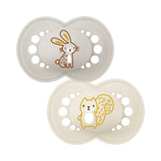 MAM Original Start Pacifier with Case, 2pk (16M+) - 2 Assorted Designs