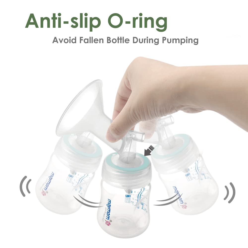 Maymom Bottle O Rings for Wide-Neck Flanges, 6pk (Compatible with Spectra)