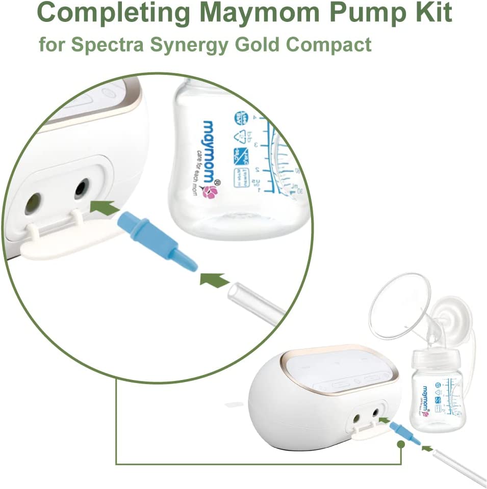 Maymom Tubing Adapters for Spectra Synergy Gold Dual to Adapt to Spectra Tubing, 2pk