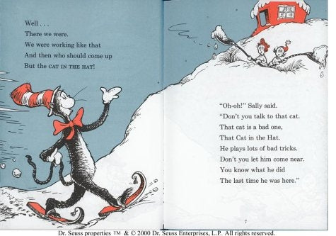 The Cat in the Hat Comes Back by Dr. Seuss Story Book