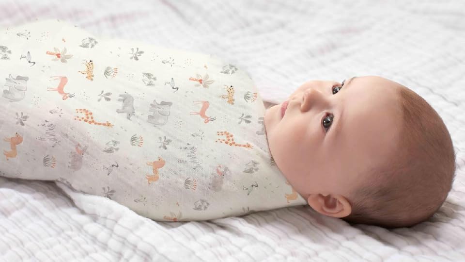Aden Anais Essentials Muslin Cotton Swaddle (44 x 44 in), 4pk (31 Designs) - Pupsik Singapore