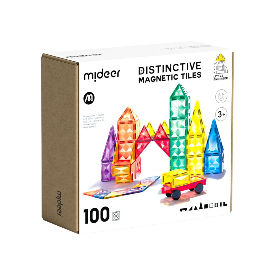Mideer Colorful Magnetic Tiles (20/60/100pcs)
