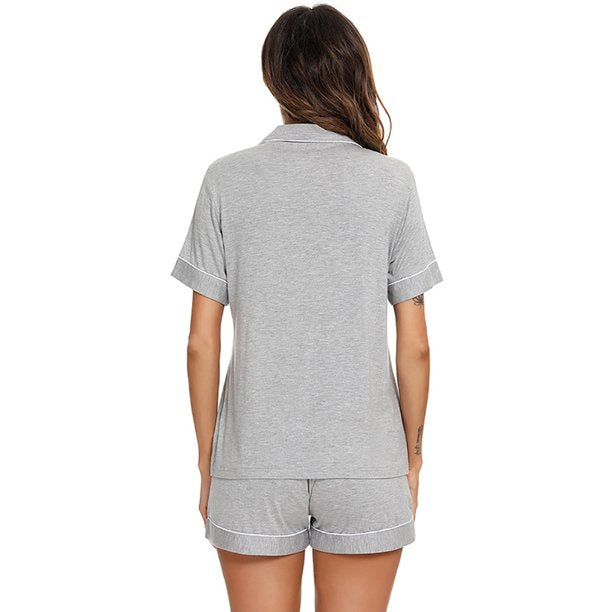 MPJ Alaise Bamboo Pyjamas short set – Grey (4 Sizes)