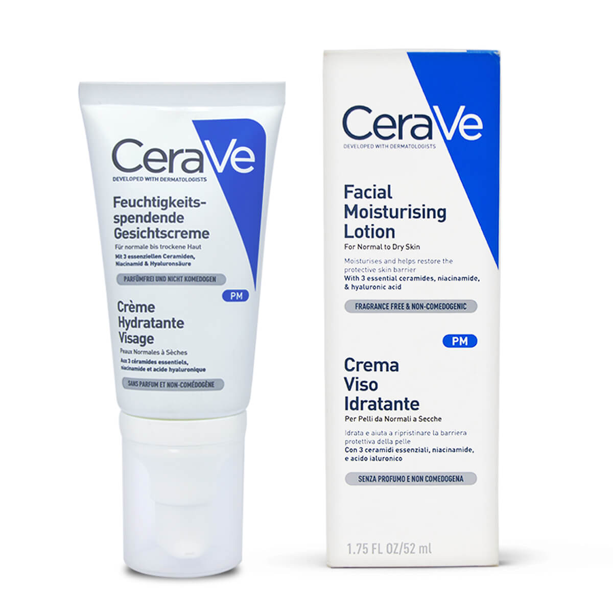 CeraVe PM Facial Moisturising Lotion (52ml) - Exp 05/26