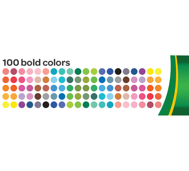 Crayola Super Tips Washable Markers (100pc)