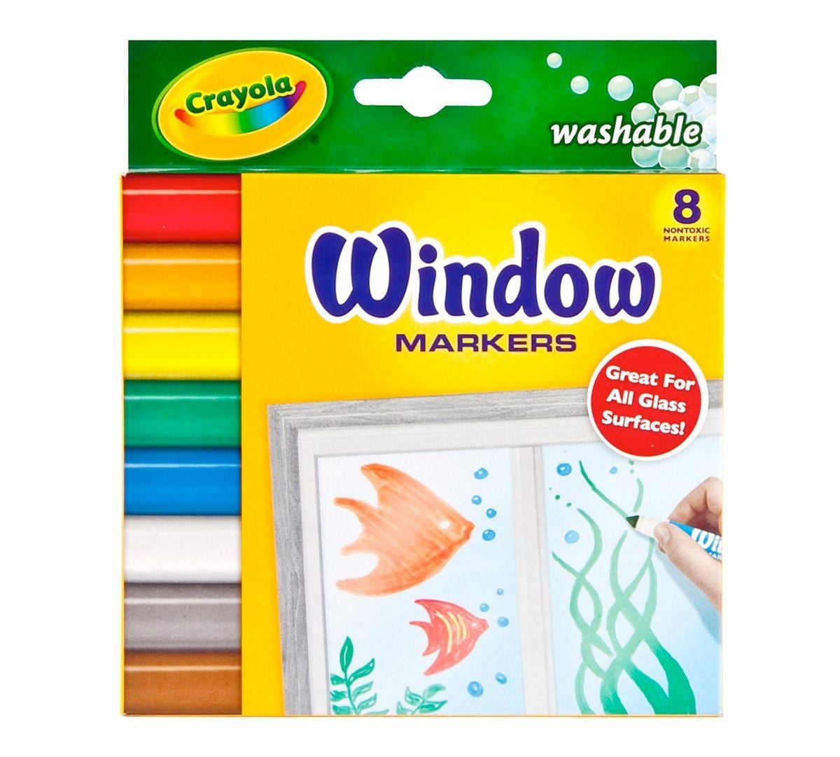 Crayola Washable Window Markers (8pc)