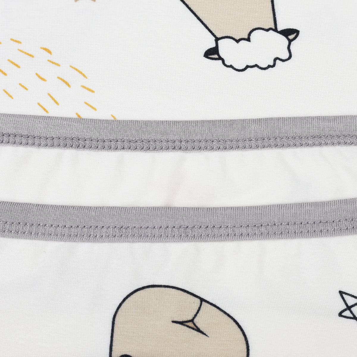 Baa Baa Sheepz Baby Long Sleeve Pyjama Set - Goodnight Baa Baa White (4 Sizes)