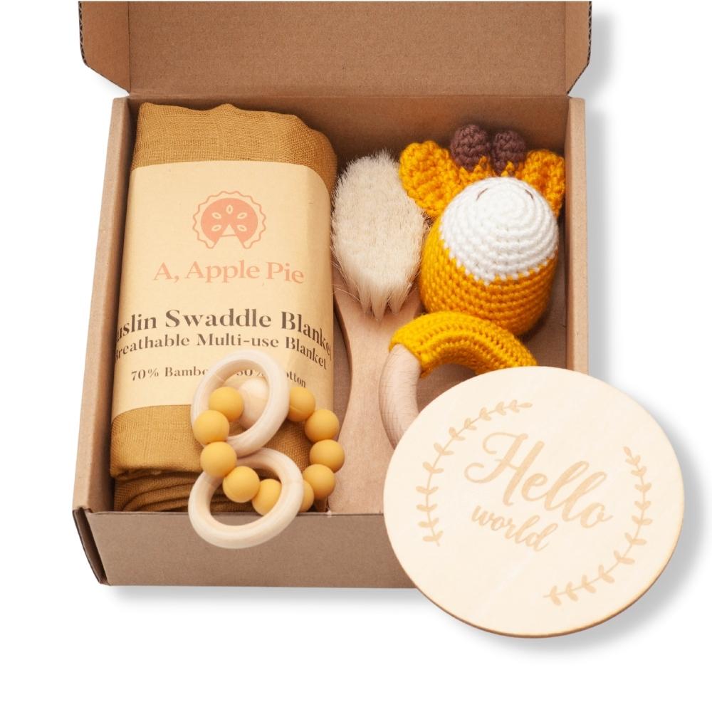 A, Apple Pie Baby Simple Joy Gift Set (5 Designs) - Pupsik Singapore