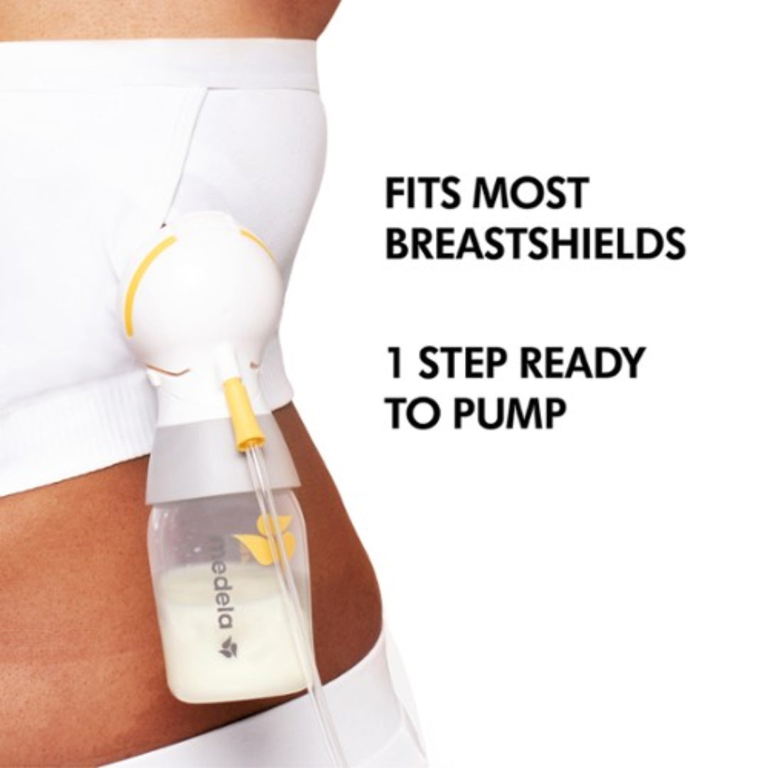 Medela Hands-free Pumping Bustier - White (3 Sizes)