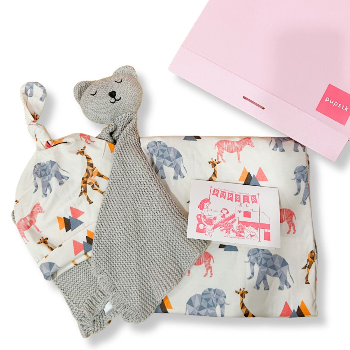 A, Apple Pie Personalised Newborn Gift Set (2 Designs)