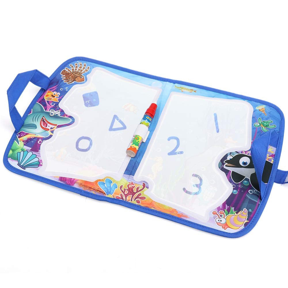Water Doodler Wet Brush Drawing Travel Mat - Sea