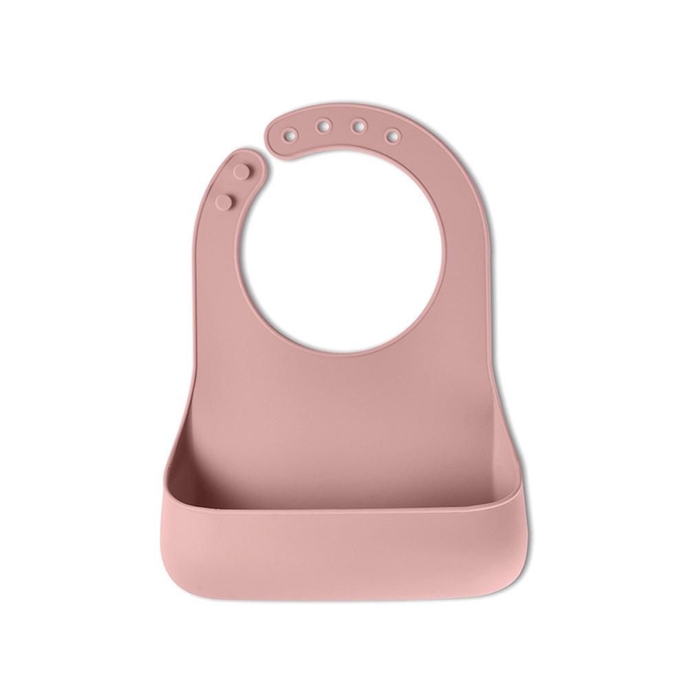 Biomom Silicone Square Base Baby Bib (4 Colors) - Pupsik Singapore