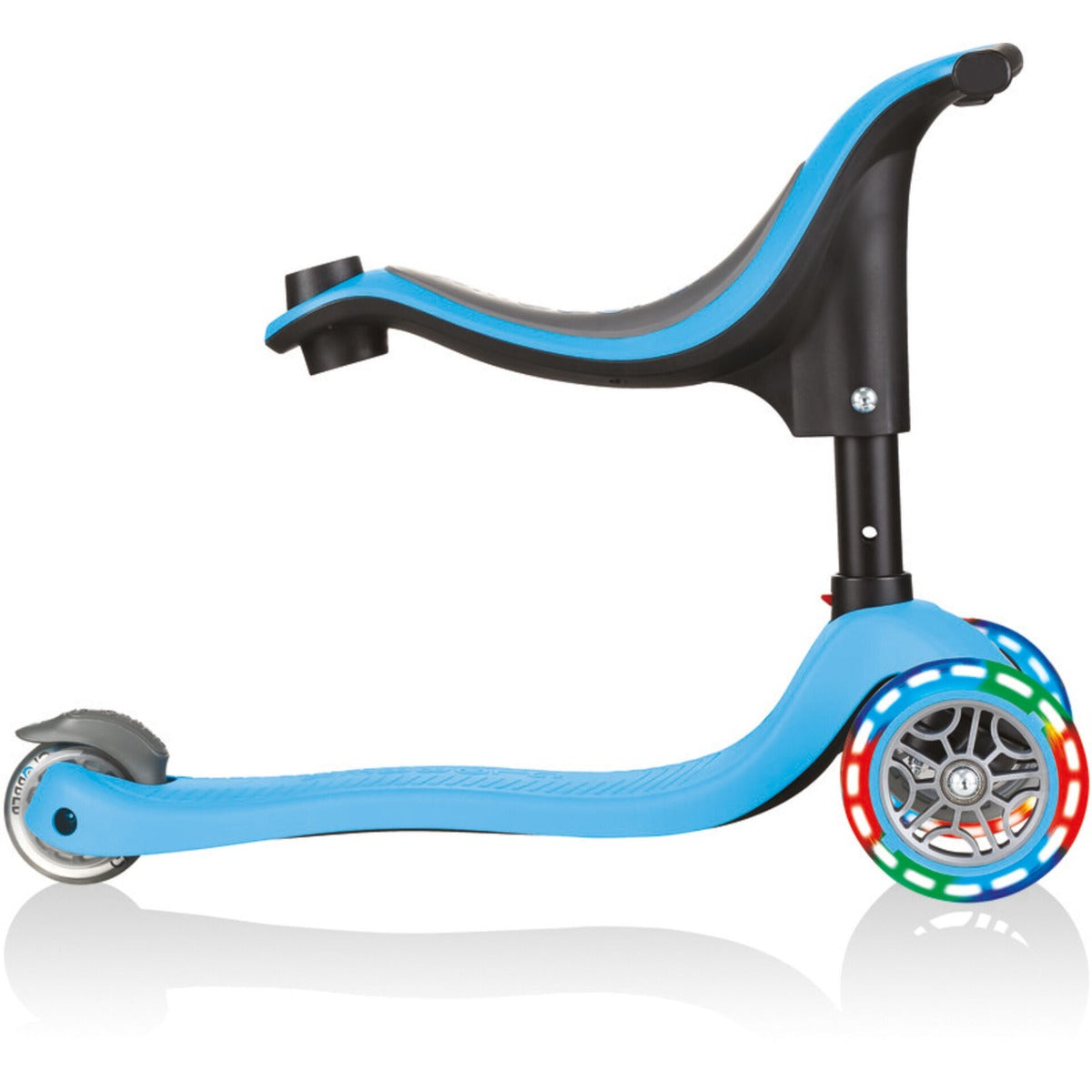 Globber GO•UP Sporty Plus Lights (LED wheels)– Sky Blue