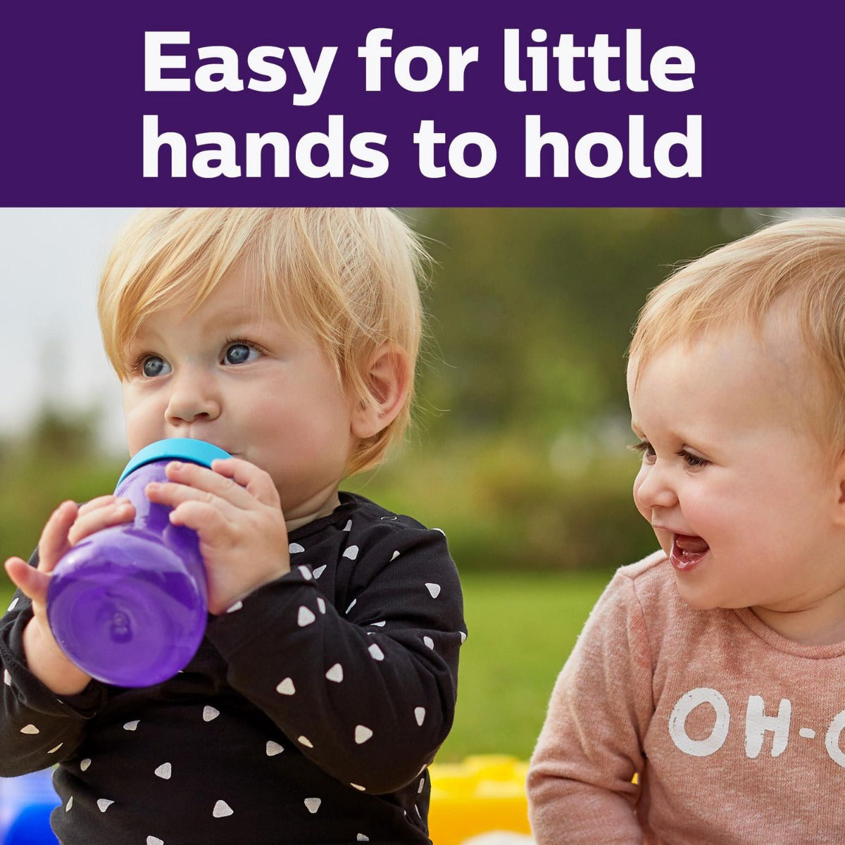 Philips Avent My Grippy Spout Cup, 10oz (2pk) - Pink/Purple