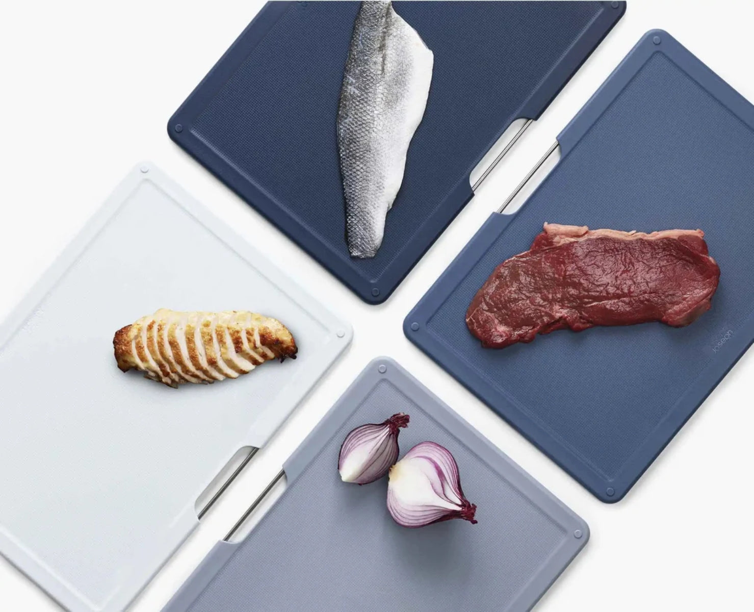 Joseph Joseph Folio 4-piece Chopping Board Set Large - Grey