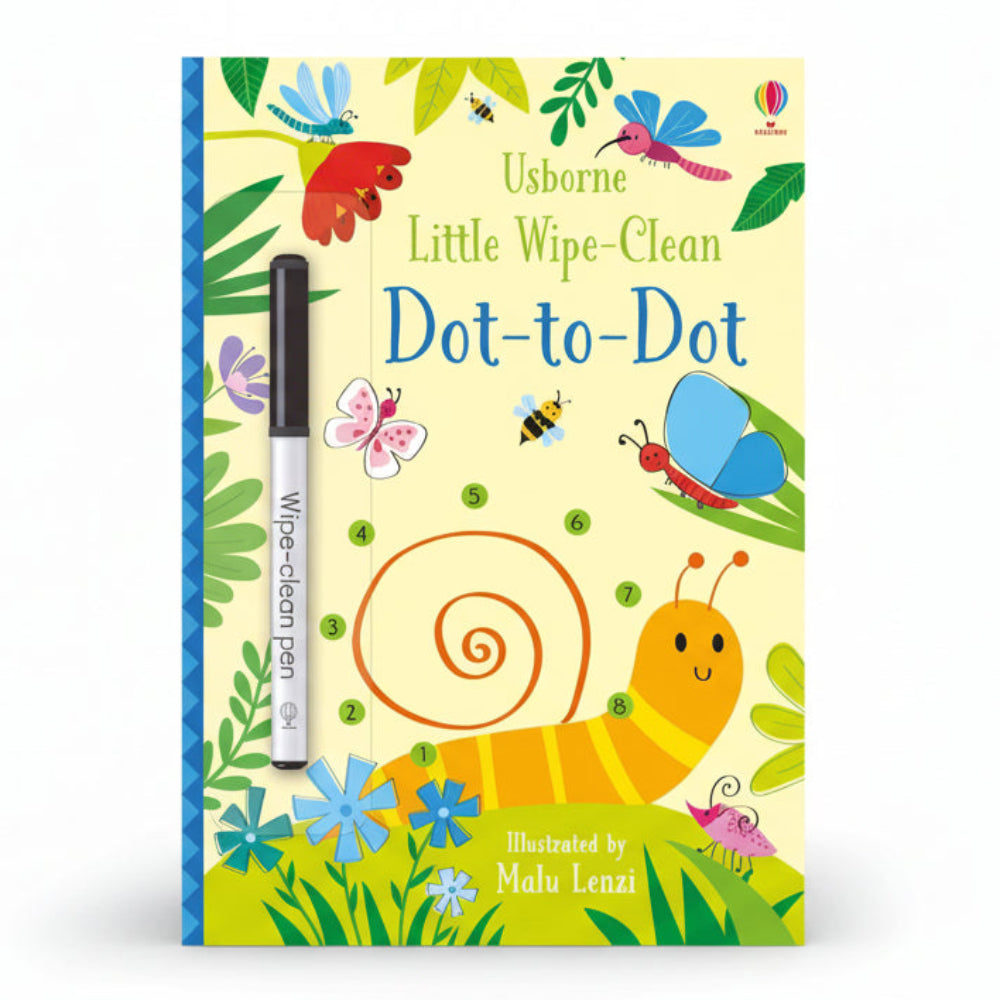 Usborne Little Wipe-Clean Dot-To-Dot Book