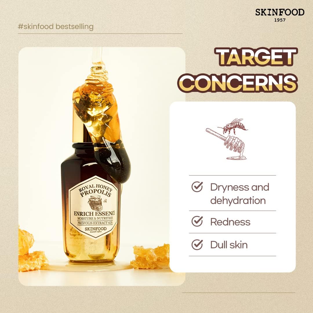 Skinfood Royal Honey Propolis Enrich Essence, 50ml (Exp 04/27)