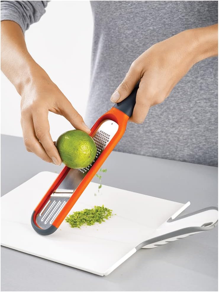 Joseph Joseph Handi-Grate Orange 2-in-1 Mini Grater & Slicer