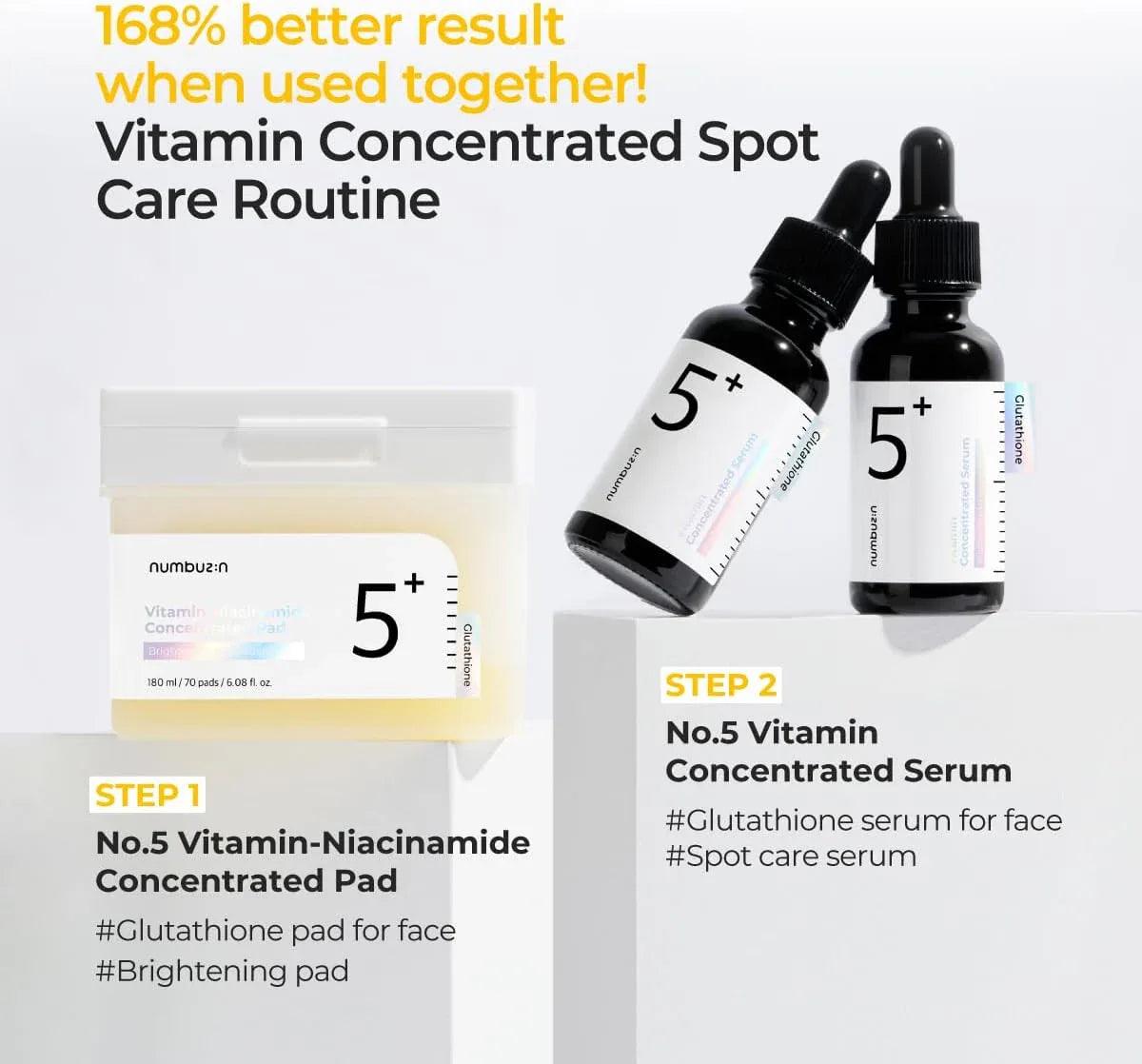 numbuzin No.5 Vitamin Concentrated Serum, 30ml (Exp 05/27