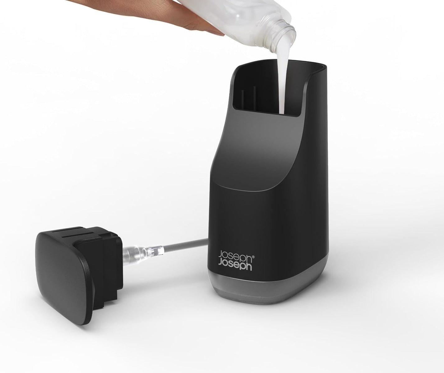 Joseph Joseph Slim Compact Matt Soap Pump - Black