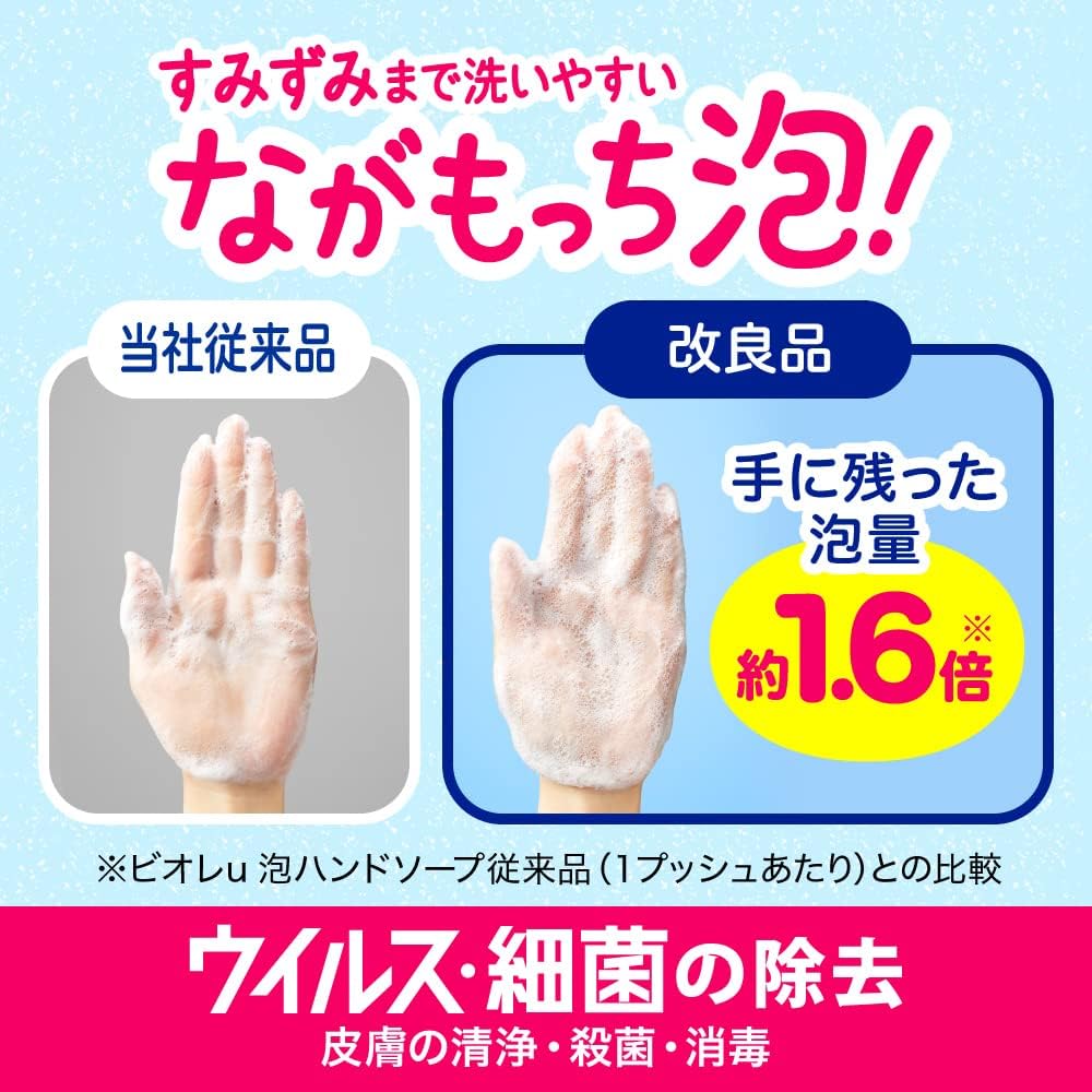 Biore Foaming Hand Soap with Pump, 240ml - Mild Citrus (Exp 08/27)