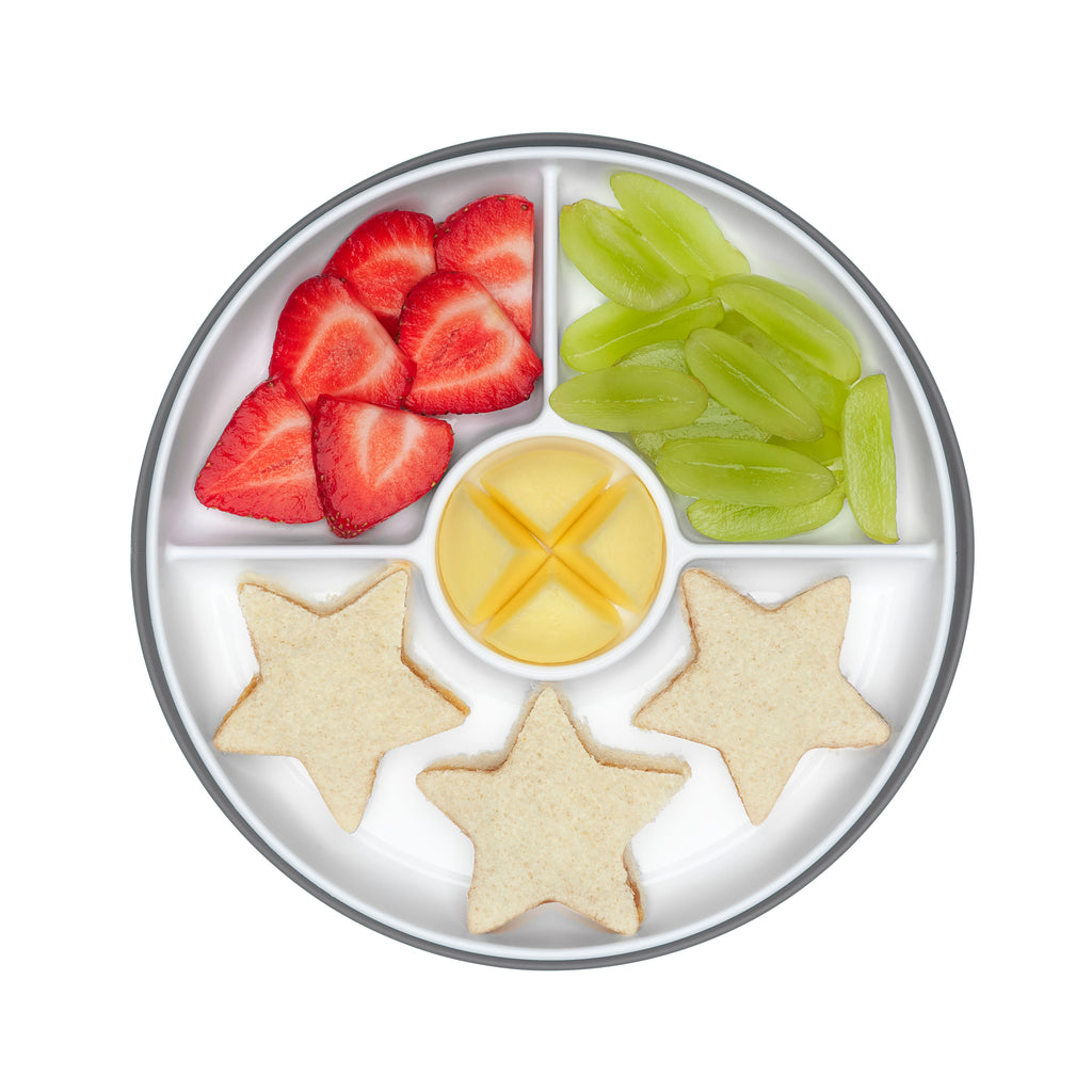 OXO Tot Stick & Stay Suction Divided Baby Plate (3 Colours)