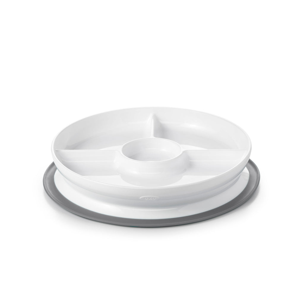 OXO Tot Stick & Stay Suction Divided Baby Plate (3 Colours)