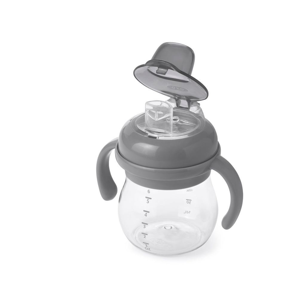 OXO Tot Grow Soft Spout Sippy Cup with Removable Handles, 6oz (4 Colours)