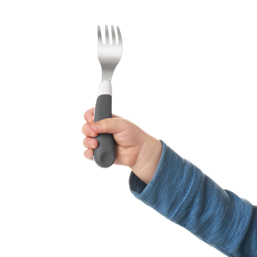 OXO Tot On-the-Go Fork and Spoon Set with Travel Case (7 Designs) - Pupsik Singapore