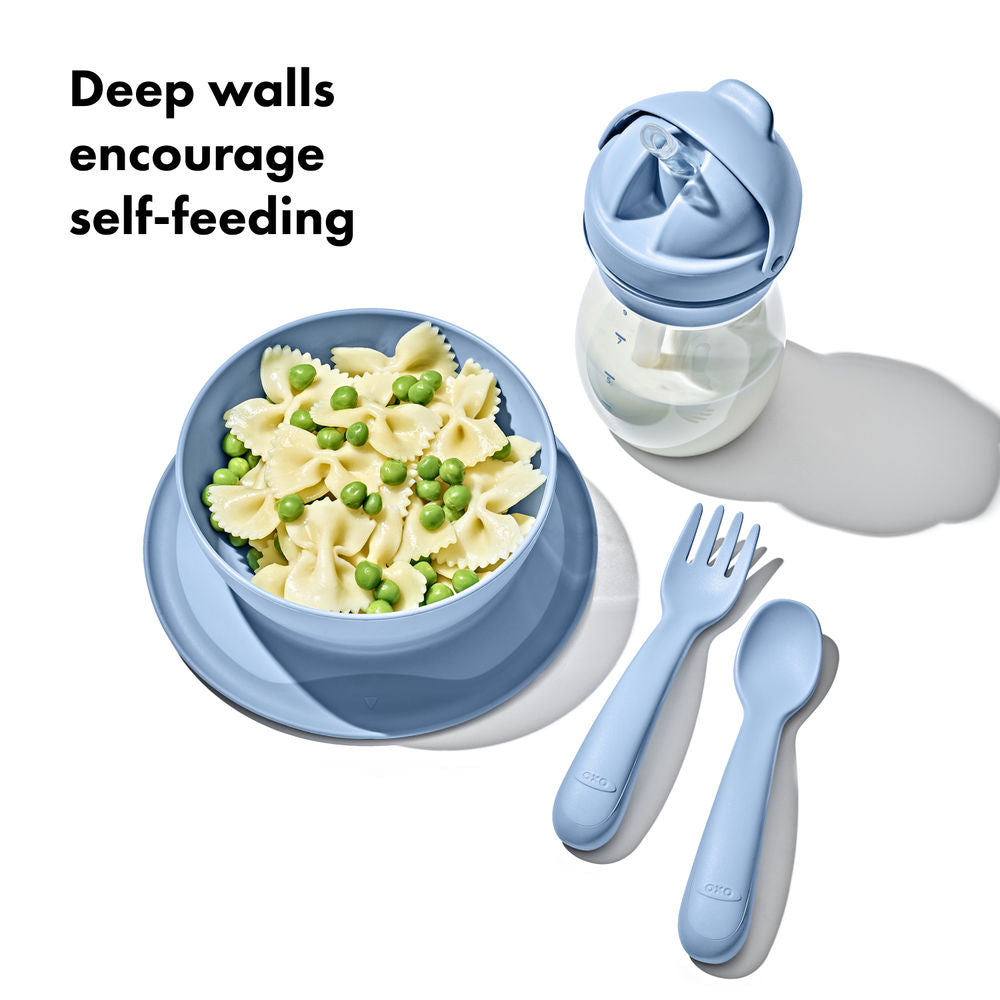 OXO Tot Stick & Stay Suction Baby Bowl (6 Colours) - Pupsik Singapore