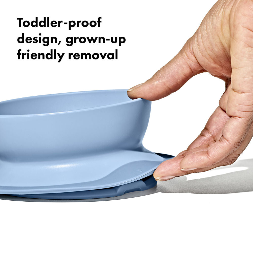 OXO Tot Stick & Stay Suction Baby Bowl (6 Colours) - Pupsik Singapore