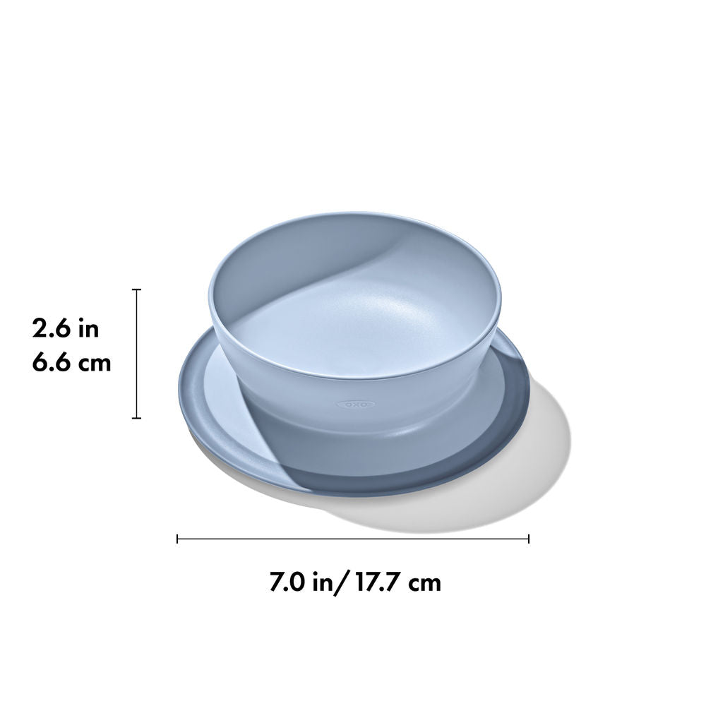 OXO Tot Stick & Stay Suction Baby Bowl (6 Colours) - Pupsik Singapore