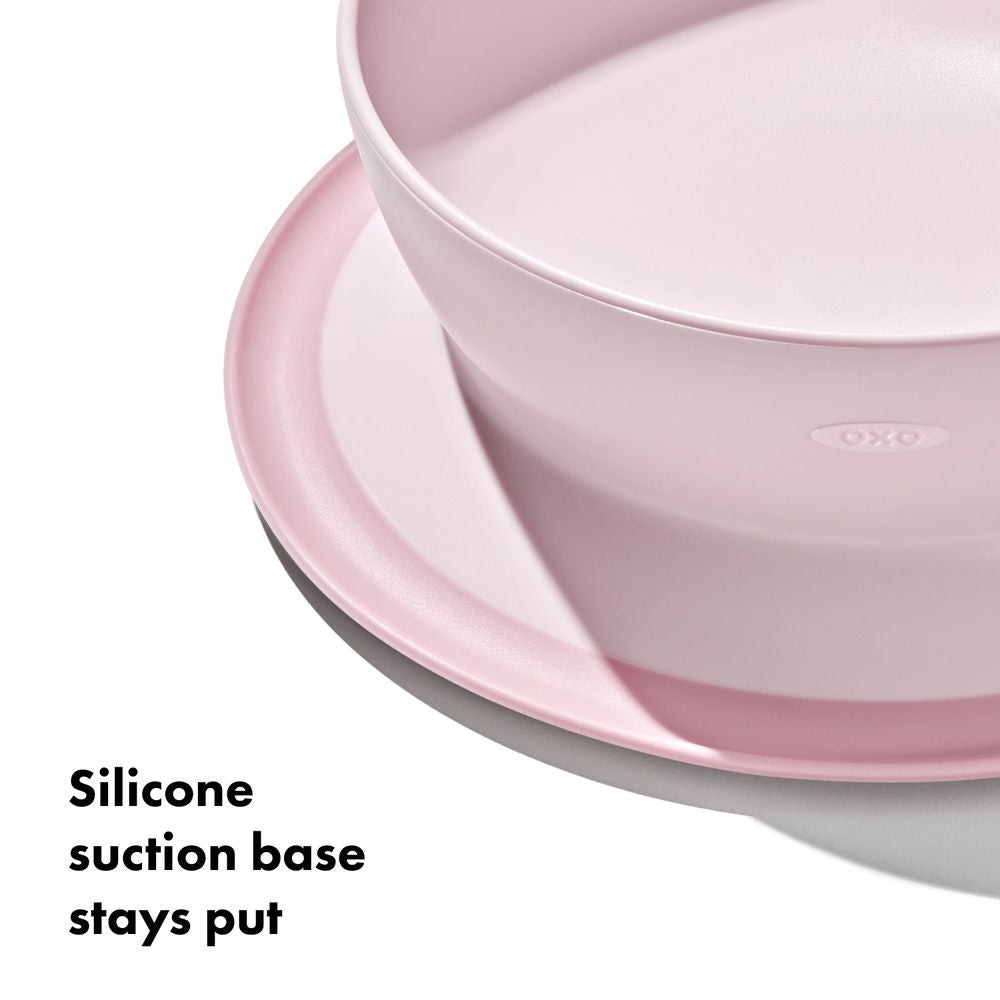 OXO Tot Stick & Stay Suction Baby Bowl (6 Colours) - Pupsik Singapore