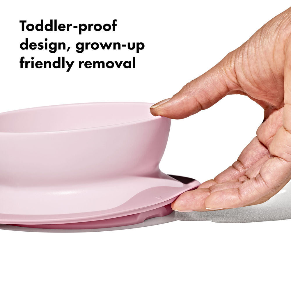 OXO Tot Stick & Stay Suction Baby Bowl (6 Colours) - Pupsik Singapore