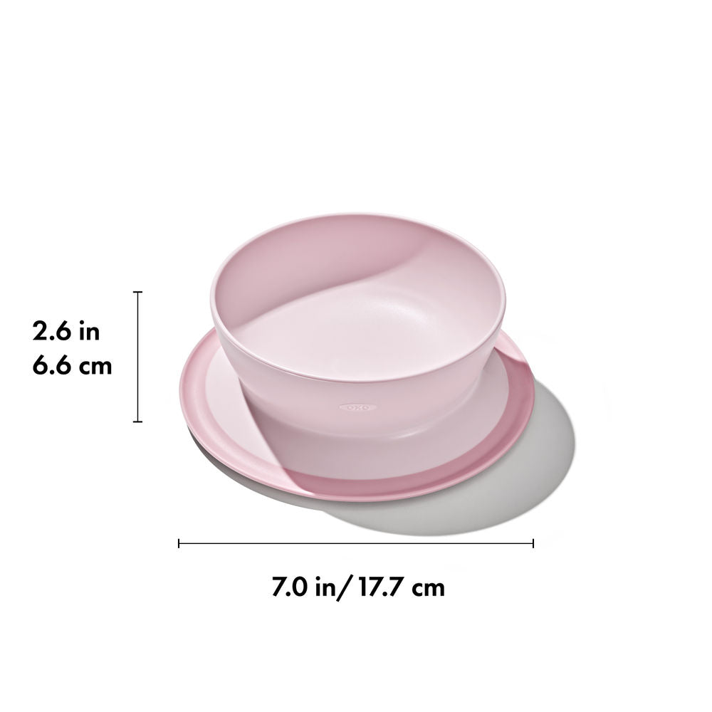 OXO Tot Stick & Stay Suction Baby Bowl (6 Colours) - Pupsik Singapore