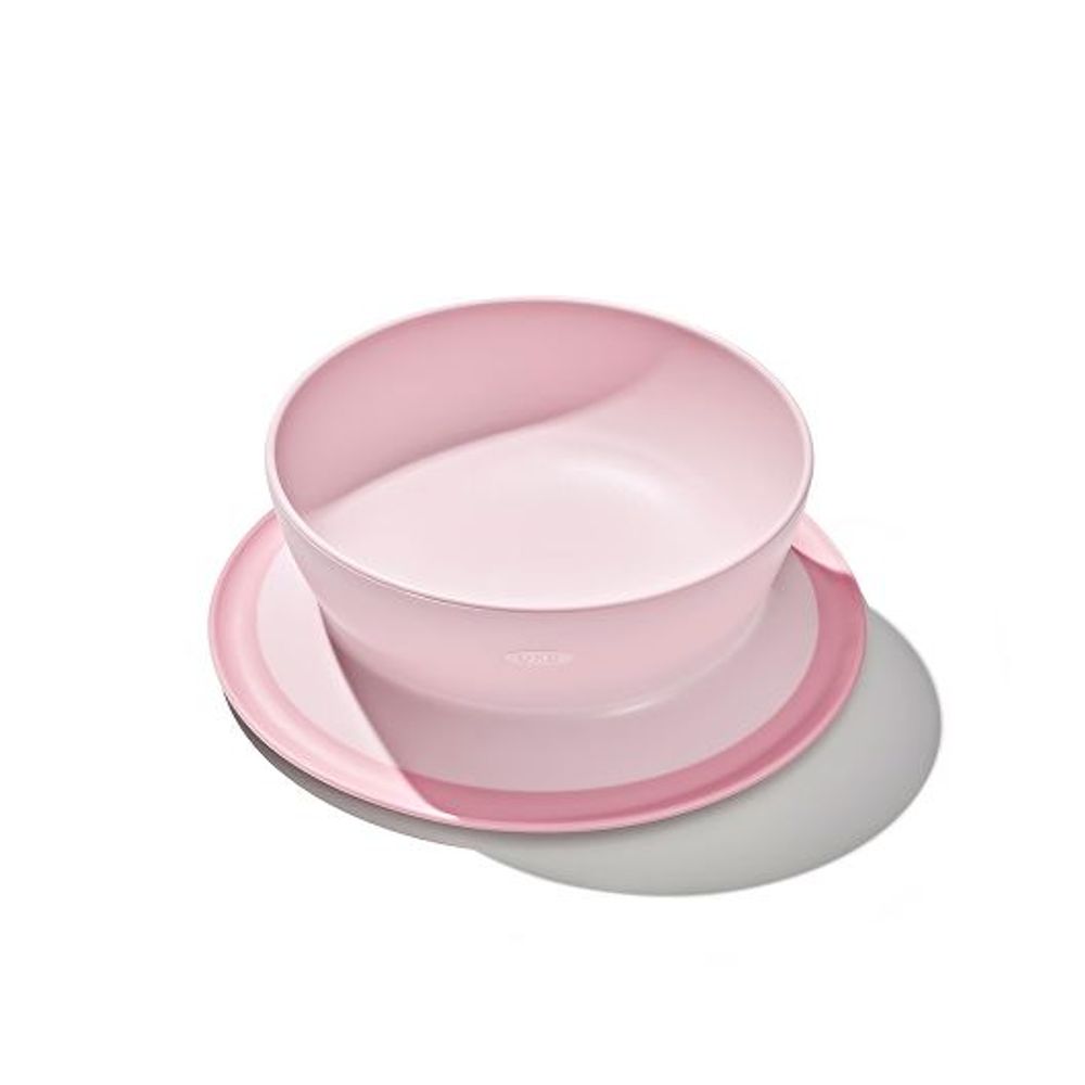 OXO Tot Stick & Stay Suction Baby Bowl (6 Colours) - Pupsik Singapore