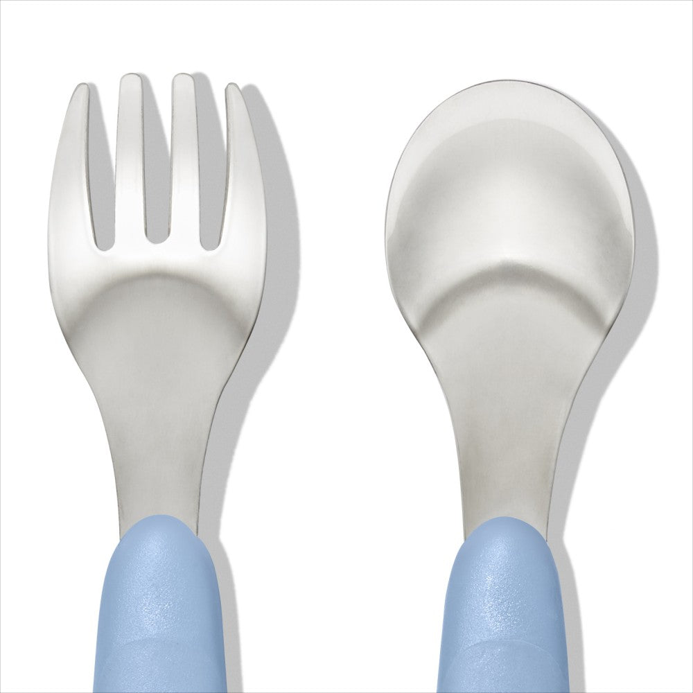 OXO Tot Fork & Spoon Set (6 Colours) - Pupsik Singapore