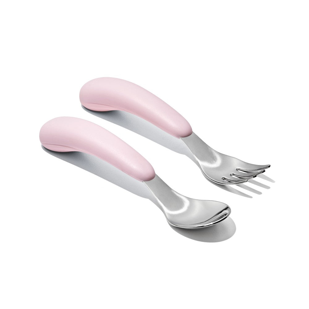 OXO Tot Fork & Spoon Set (6 Colours) - Pupsik Singapore
