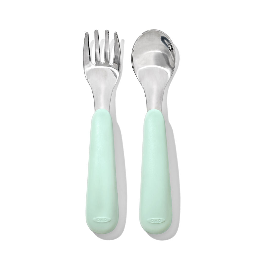 OXO Tot Fork & Spoon Set (4 Colours)